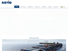 Tablet Screenshot of navio-shipping.com